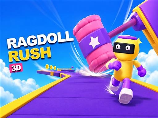 Ragdoll Rush 3D: Sky Race gameplay