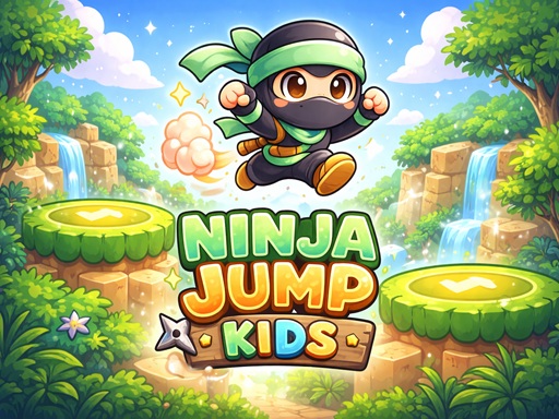 Ninja Jump Kids gameplay