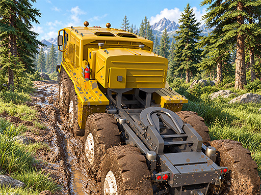 Mud Truck Simulator Game gameplay