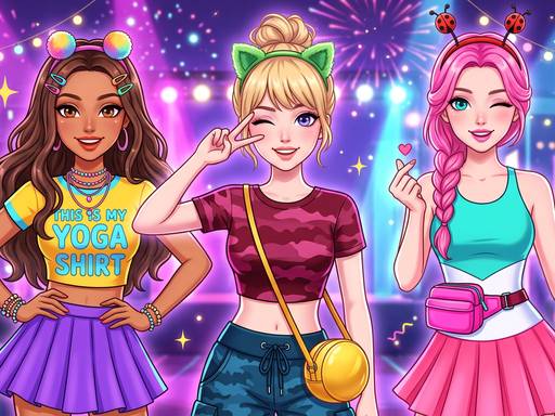 Cheerleader Magazine Dressup gameplay