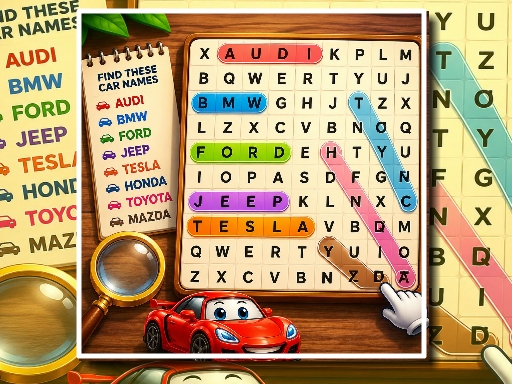 Car Word Hunt gameplay