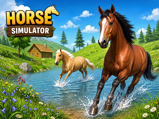 Wild Horse Simulator Racing Games cover