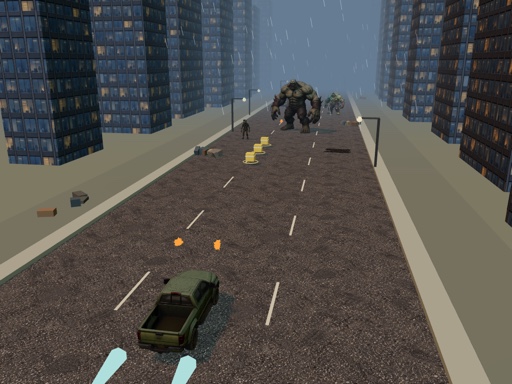 Last Garage: Zombie Road gameplay