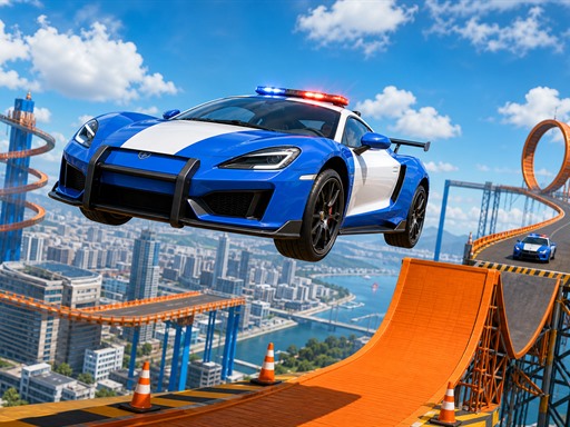 Police Car Stunt Challenge gameplay